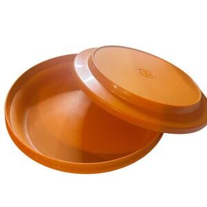 Vintage Tupperware Seal N’ Serve Bowl Orange